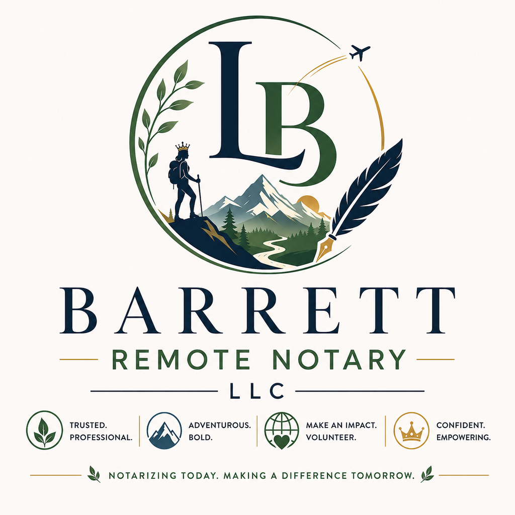 Remote online notary appointment with Barrett Remote Notary LLC for secure Colorado notarization services